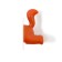 Hook self -adhesive cappio mumoring, one -rod, orange