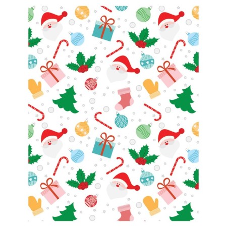 Pillow Roller "Santa in the snow, decorative, size 16x45 cm-1