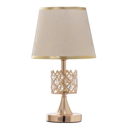 Crohn's table lamp E27 40W gold 21x21x37cm-7