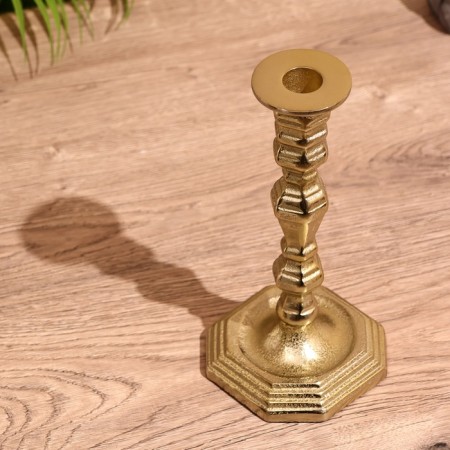 Antik candlestick 22 cm, aluminum-2