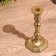 Antik candlestick 22 cm, aluminum