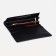 Women's wallet on magnets, black color