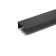 Profile handle Cappio RT001BL, l = 400 mm, m/o 256 mm, black color black