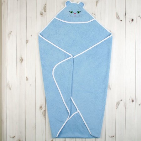 Children's corner "Pussy", size 90x90 cm, blue color-1