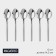 Teaspoon of stainless steel magistro "blink", length 14.5 cm, 6 pcs
