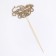 Topper "Happy Birthday with Tinus" on the suspension, gold, 13 × 9.5 cm give beautifully