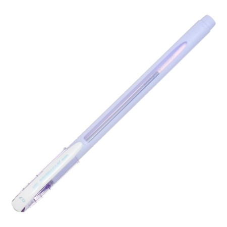 A set of ballpoint pens UNI JetStream SX-101-07FL, 0.7mm, blue rod, lavender case, 3 pieces-2
