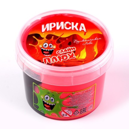 Slime "Plus. Irisk "2-colored" volcanic lava ", container 100 g