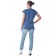 Women's T -shirt "Sveta", size 42, indigo color