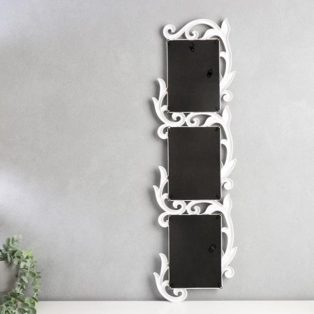 Photo frame in 3 photos 10x15 cm "sprouts" white 67.5x19.5x2 cm-2