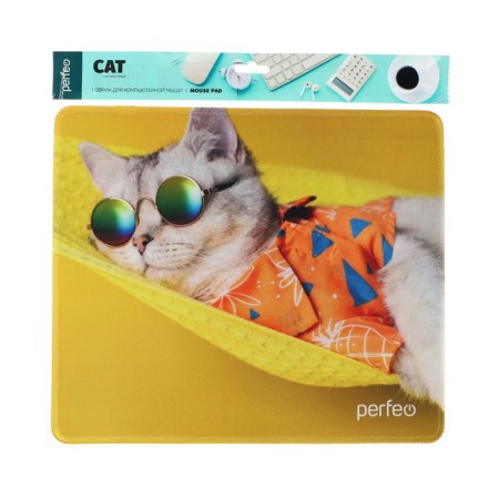 Mouse mat Perfeo Cat Fig. 3, 350x300x3 mm-3