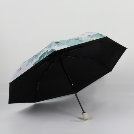 Automatic "Flowers" umbrella, eponge, 4 addition, 8 knitting needles, r = 49 cm, color mix-2