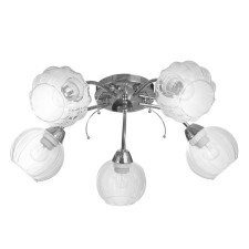 Chelsea chandelier 5x40W E27 chrome 54x54x20cm