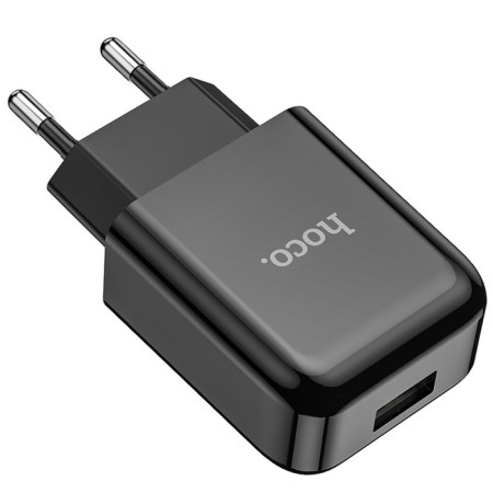 Network charger Hoco N2, USB - 2.1 a, black-1
