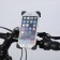 Bicycle holder for the phone Luazon, up to 185x95 mm, black