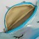 Children's belt bag Magis Unicorn with a zipper, blue color