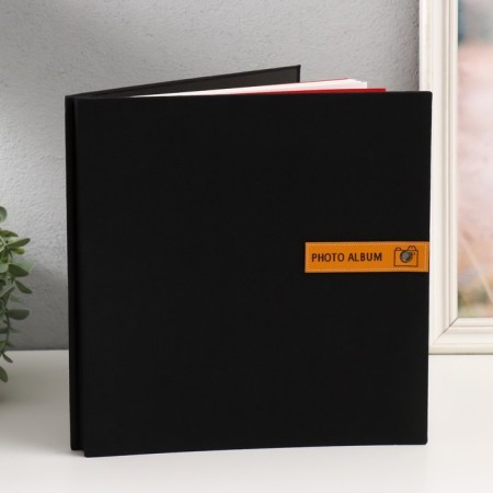 Photo album magnetic 20 sheets "Antei" black 28x3.3x27 cm