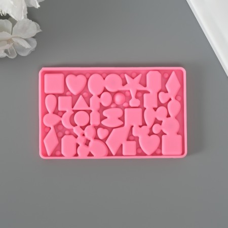 Mold Silicon "Jewelry" 6.5x10.6x0.6 cm-3