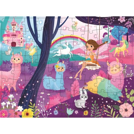 Puzzle with a flashlight "Visiting Lama", 88 details-1