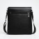 Male bag over the shoulder, Textura, external pocket, black color