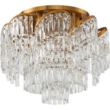 Ceiling chandelier STILFORT 2176/05/12C SApparo, 12x40W, E14, 600x600x480 mm, bronze color