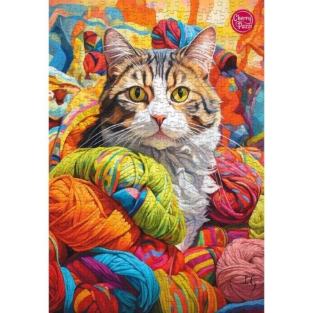 Puzzle "Cat Paris", 500 elements-4