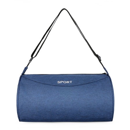 Sports bag with lightning, long belt, blue color
