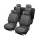 CACES CARTOMOTIONAL 10 objects, mesh, eco -leather, black