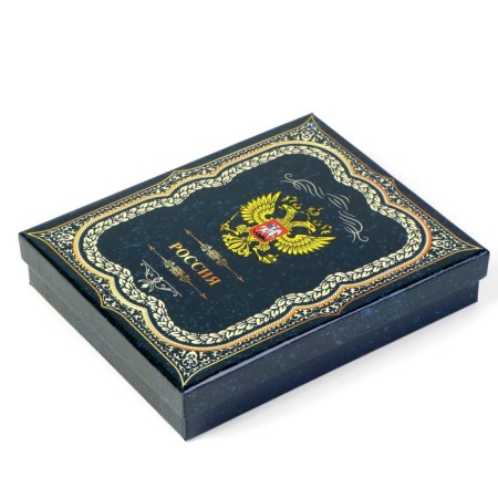 Gift set 4 in 1 "USSR": Flyage 270 ml, 2 piles 30 ml, cigarette case-6