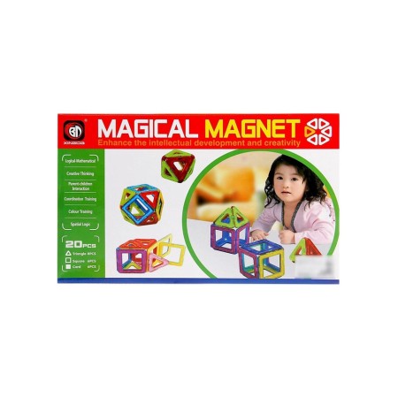 Magnetic designer "Magic Magnet", 20 parts-4