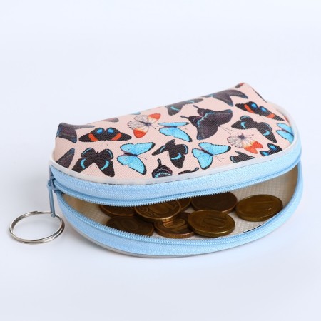 Monetnik's wallet with a zipper, color mix-4