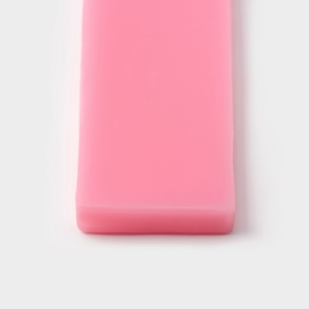Mold Dolyana "Clock", silicone, 27.8 × 4.6 × 1.2 cm, pink color-4