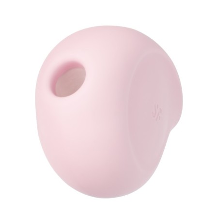 Vacuum-wave contactless stimulator of the Satiffyer Sugar Rush clitoris, silicone, pink color-14