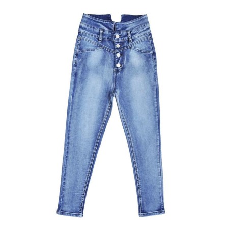 Jeans for girls, height 152 cm, blue color