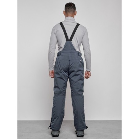 Semi-combinezone ski insulated male winter, size 48, dark gray color-3