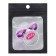 Nipple - orthodontic dummy, Baby, with a cap, +12 months, pink/silver, rhinestones