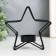Summary Metal for 1 candle "Star" d-3.8 cm black 12x5x11.8 cm