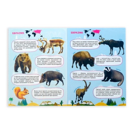 Stickers "My first encyclopedias", set of 4 pcs. 8 pp., A4 format-1