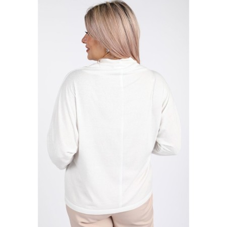 Women's turtleneck, size 52, white color-5