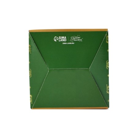 Folding box for one clip "Christmas tree", 9 x 9 x 11 cm, new year-4