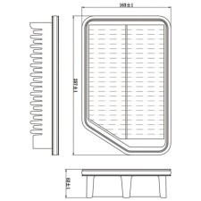 Air filter Totachi TA-1871