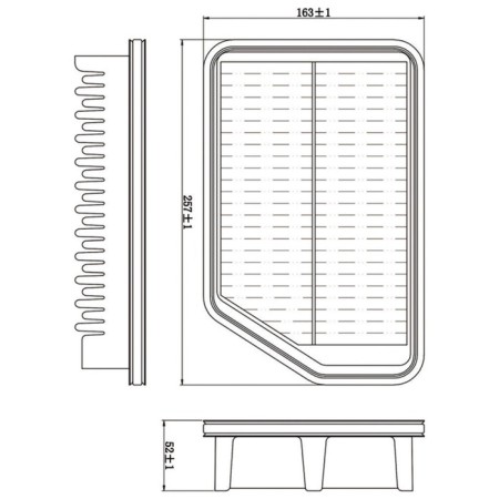 Air filter Totachi TA-1871