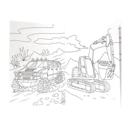 Coloring "Big Machines", A4-1
