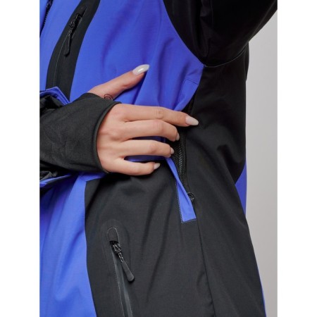 Ski suit female, size 52, blue color-7