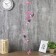Wind music plastic "Butterflies and heart-mirror" 4 tubes 11 elements 75 cm