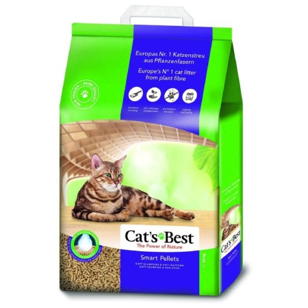 Filler wood -fucked Cat’s Best Smart Pellets, 20 l, 10 kg