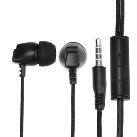 Mobility MT-27 headphones, vacuum, microphone, 3.5 mm, 1 m, black