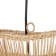 Ceiling light from rattan "Reflection" 1x120W, E27, 52x52x50 cm