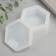 Mold Silicon "Hexagonal Casket" with a lid 9.2x9.2x5 cm