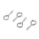 Shurup-ring Stroybat, white zinc, 3.5x30 mm, 4 pcs